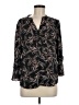 41Hawthorn 100% Polyester Black 3/4 Sleeve Blouse Size M - photo 1