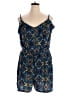 As U Wish Paisley Blue Romper Size 2X - photo 1