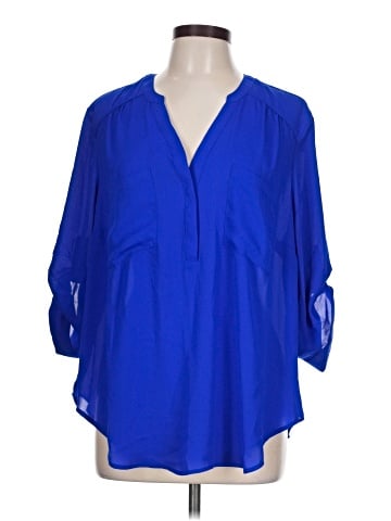 Torrid 3/4 Sleeve Blouse (view 1)