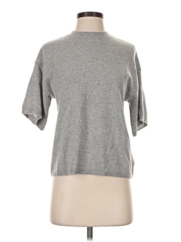 Madewell Short-Sleeve Sweater Tee in 100% Cashmere (view 1)