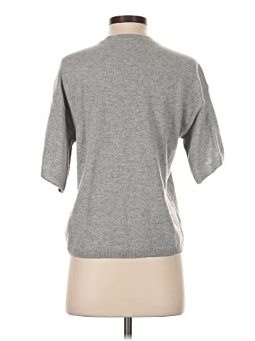 Madewell Short-Sleeve Sweater Tee in 100% Cashmere (view 2)