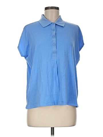 Banana Republic Factory Store Short Sleeve Blouse (view 1)