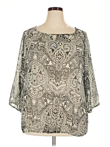 Zac & Rachel 3/4 Sleeve Blouse (view 1)