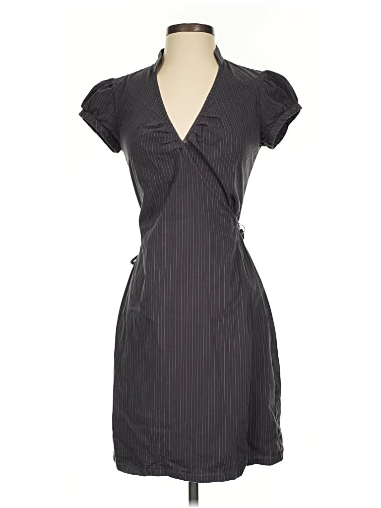 Pre-owned Express Design Studio Casual Dress In Gray