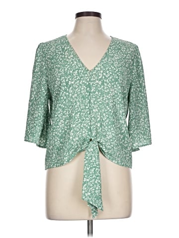 1.State 3/4 Sleeve Blouse (view 1)