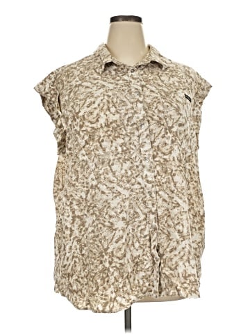 CALVIN KLEIN JEANS Sleeveless Button-Down Shirt (view 1)