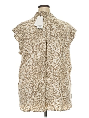 CALVIN KLEIN JEANS Sleeveless Button-Down Shirt (view 2)