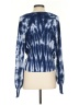 INC International Concepts 100% Cotton Tie-dye Blue Pullover Sweater Size XS - photo 2