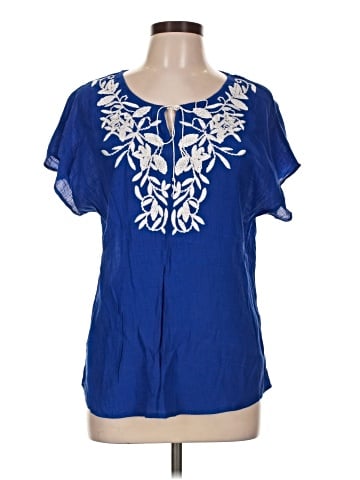 AB Studio Short Sleeve Blouse (view 1)