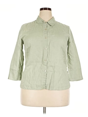 Style&Co 3/4 Sleeve Button-Down Shirt (view 1)