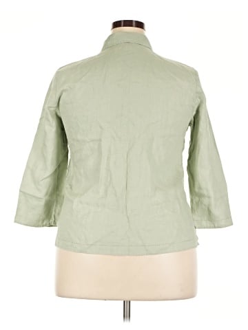 Style&Co 3/4 Sleeve Button-Down Shirt (view 2)