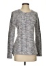 BCBGeneration Tweed Gray Long Sleeve Top Size S - photo 1