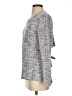 BCBGeneration Tweed Gray Long Sleeve Top Size S - photo 5
