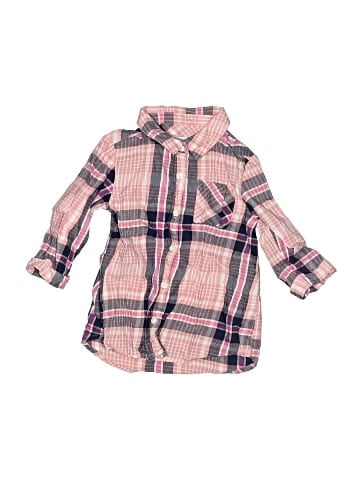 Old Navy 3/4 Sleeve Button-Down Shirt (view 1)