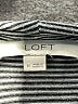 Ann Taylor LOFT Stripes Gray Turtleneck Sweater Size M - photo 4