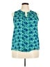 41Hawthorn 100% Polyester Teal Sleeveless Blouse Size XXL - photo 1