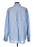 Gap 100% Linen Blue Long Sleeve Button-Down Shirt Size L (tall) - photo 2