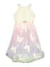 Emily West 100% Polyester Tie-dye Ivory Dress Size 12 - photo 1
