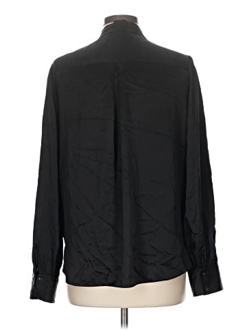 Elie Tahari Long Sleeve Silk Top (view 2)