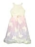 Emily West 100% Polyester Tie-dye Ivory Dress Size 12 - photo 2