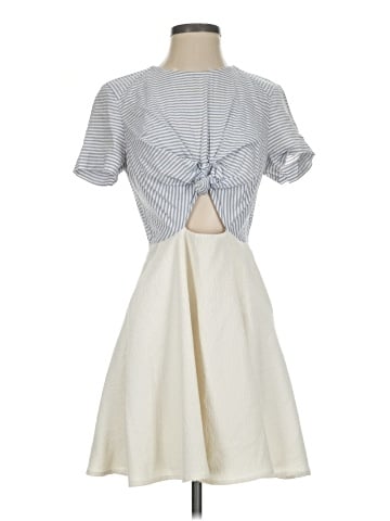 Line & Dot Casual Dress (view 1)