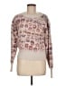 LoveShackFancy Print Ivory Pullover Sweater Size M - photo 1