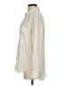 Babaton 100% Silk Color Block Ivory Long Sleeve Silk Top Size S - photo 5