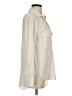 Babaton 100% Silk Color Block Ivory Long Sleeve Silk Top Size S - photo 4