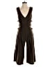 JOA Solid Brown Jumpsuit Size XS - photo 1