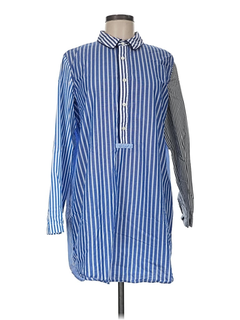 Pre-owned Alex Mill Long Sleeve Button Down Shirt In Blue