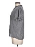 T Tahari 100% Polyester Stripes Gray Short Sleeve Blouse Size L - photo 5