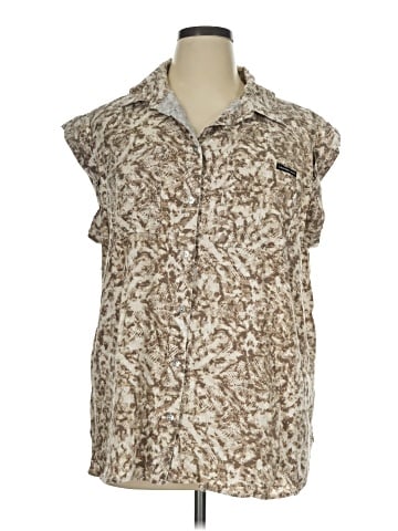 CALVIN KLEIN JEANS Sleeveless Button-Down Shirt (view 1)