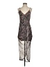 Allison Joy Floral Gray Cocktail Dress Size S - photo 1