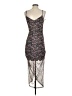 Allison Joy Floral Gray Cocktail Dress Size S - photo 2