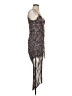 Allison Joy Floral Gray Cocktail Dress Size S - photo 4