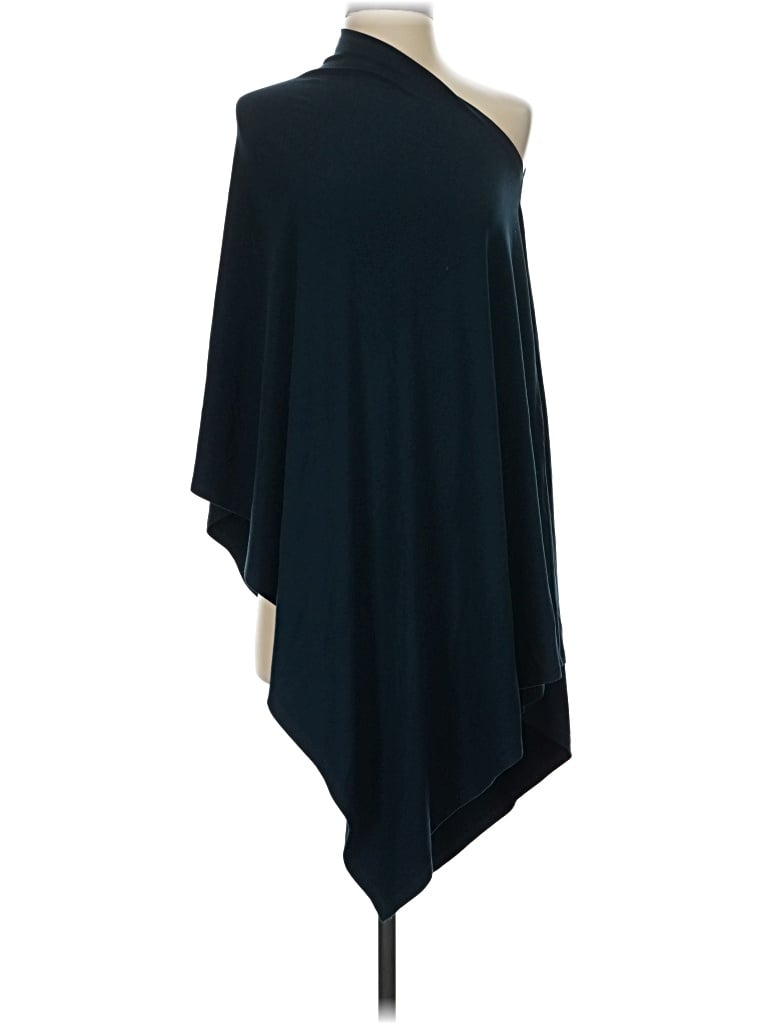 Pre-owned Jjill Poncho In Blue