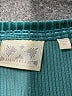 Dantelle Teal Short Sleeve Top Size XL - photo 7