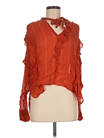 Joie 3/4 Sleeve Silk Top (view 1)