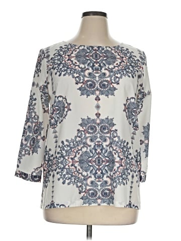 Kenar 3/4 Sleeve Blouse (view 1)