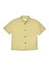Zara Solid Yellow Tan Short Sleeve Button-Down Shirt Size 8 - 9 - photo 1