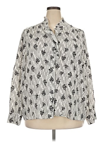 Universal Standard Long Sleeve Blouse (view 1)