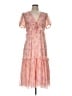LoveShackFancy 100% Polyester Pink Cocktail Dress Size 10 - photo 1