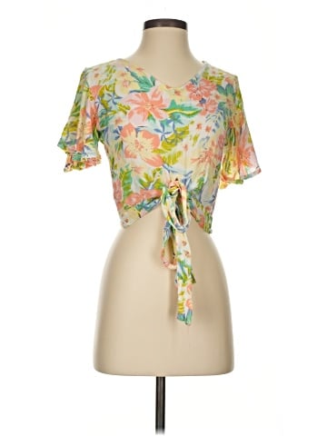 Raya Sun Short Sleeve Blouse (view 1)