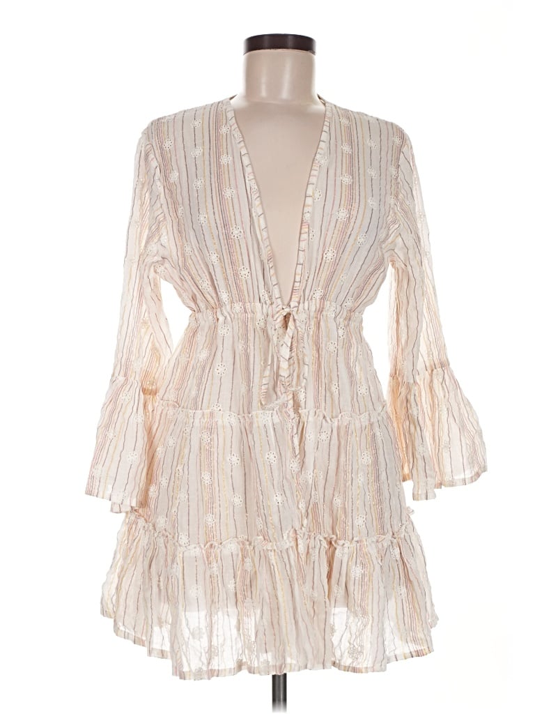 Pre-owned Blue Island Swimsuit Cover Up In Ivory