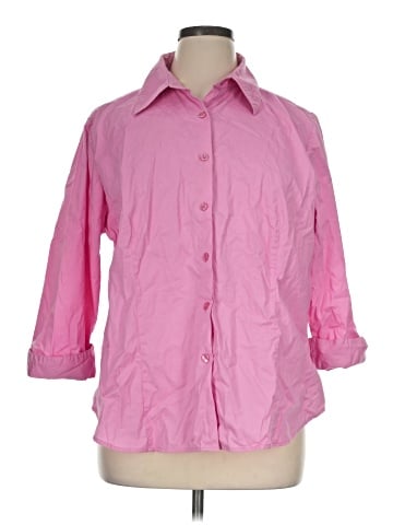J.G. Hook 3/4 Sleeve Button-Down Shirt (view 1)