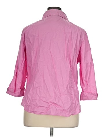 J.G. Hook 3/4 Sleeve Button-Down Shirt (view 2)