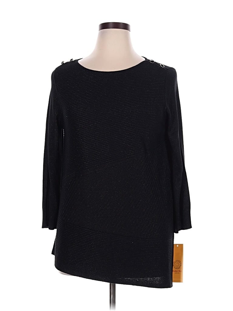 Pre-owned Ruby Rd. Pullover Sweater In Black