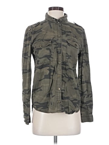 Staring at Stars Long Sleeve Button-Down Shirt (view 1)