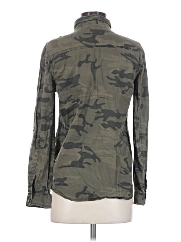 Staring at Stars Long Sleeve Button-Down Shirt (view 2)