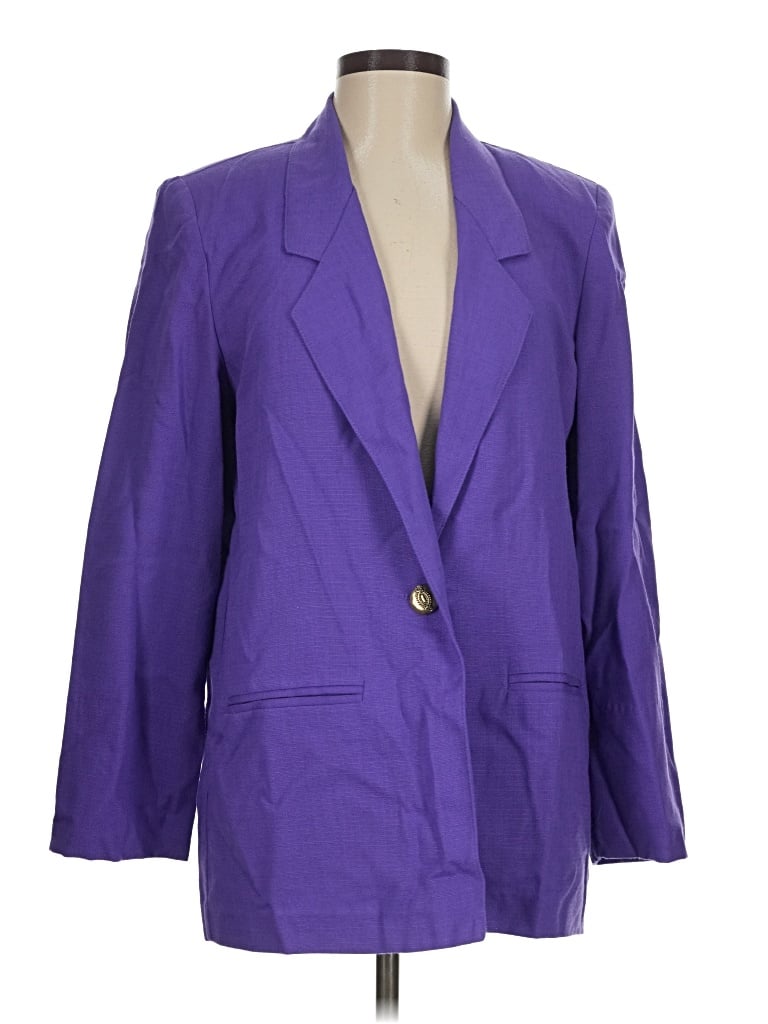 Pre-owned Sag Harbor Blazer Jacket In Purple